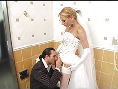 TrannyZoom presents: Shemale bride fucks best man before wedding