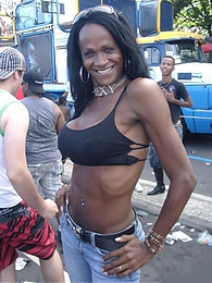 TrannyZoom presents: Nikki With The Trannies On The Streets Of Rio de Janeiro